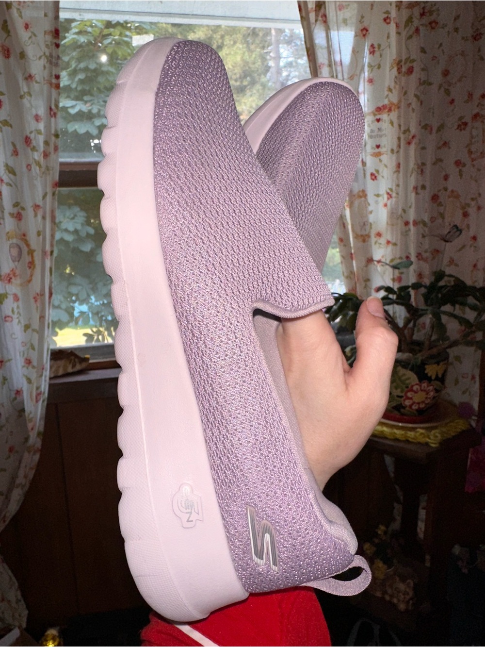 Skechers • Purple Go Walk Gen 5 Lightweight Slip On Sneakers